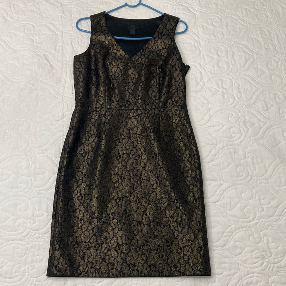 Black and Gold Dress